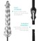 Best Choice Products 10ft Outdoor Steel Striped Market Patio Umbrella w/ Crank, Tilt Push Button, 6 Ribs